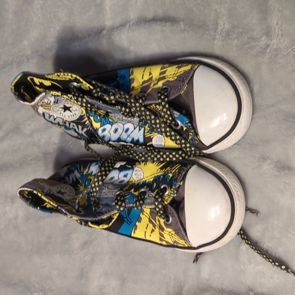Batman converse shoes toddler size 9